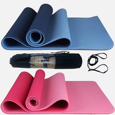 [Freeship] Thảm Tập Yoga 2 Lớp Cao Cấp - Chọn Độ Dày - Có Kèm Dây Và Túi Đựng Chuyên Dụng Chính Hãng Amalife