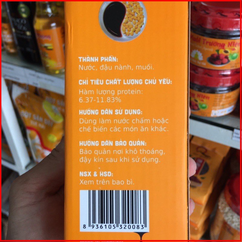 Nước tương Tamari Quy Nguyên Thầy Tuệ Hải Chùa Long Hương 250ml