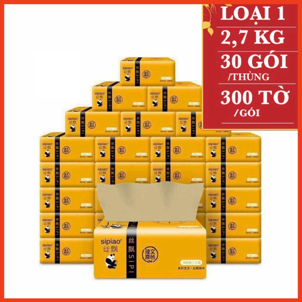 [HÀNG LOẠI 1 ❤️]30 GÓI GIẤY ĂN GẤU TRÚC CHÍNH HIỆU SIPIAO