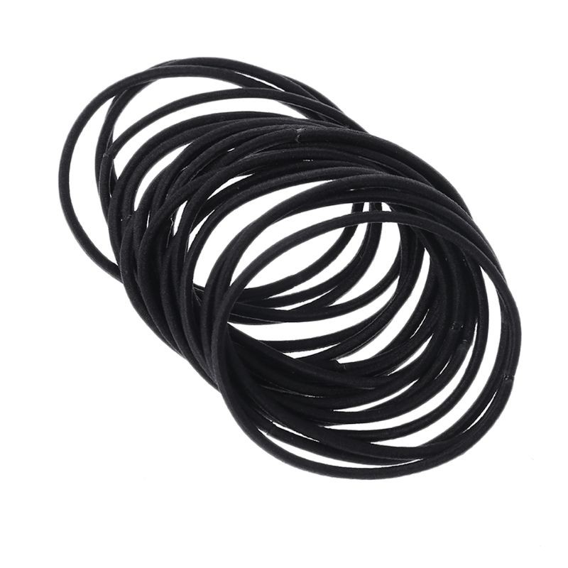 Set 20 / 50 / 100 Dây Chun Buộc Tóc 5cm Phong Cách Hàn Quốc Dành Cho Nữ