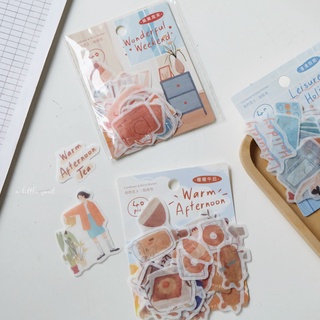Set 40 stickers the seasons trang trí bullet journal - a little sweet