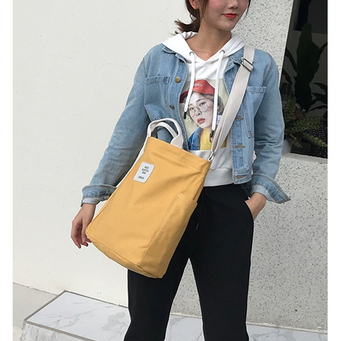 Túi xách nữ vải bạt thời trang Hàn