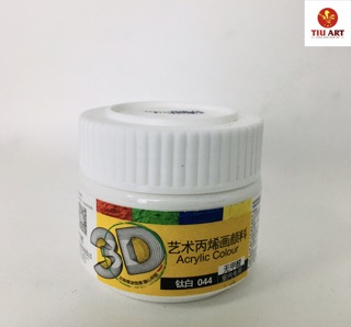 Set 8 Màu Acrylic 3d-100ml cơ bản (cho người mới học vẽ)