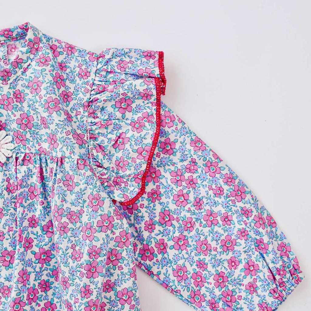 Sanlutoz Dễ thương Đứa bé Các cô gái Quần áo Trẻ sơ sinh Áo liền quần Tay áo dài