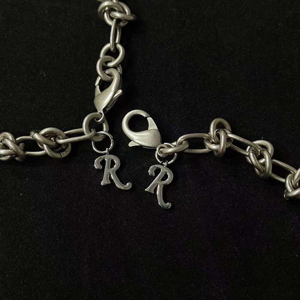 Vòng tay & vòng cổ R@f Simons safety-pin knot chain bracelet ss21