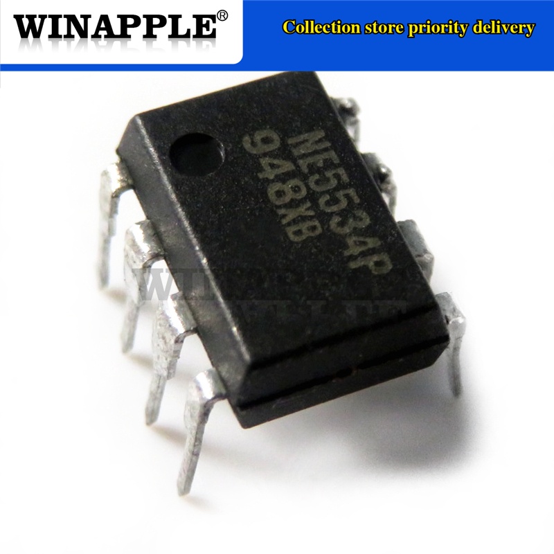 10 CÁI NE5534P NE5534AP NE5534N NE5534 = NJM5534 NJM5534DD NJM5534D NJM5534M 5534D DIP8 Khuếch Đại M