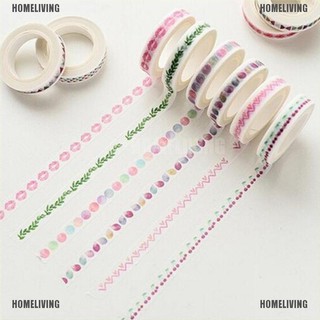 Cuộn Băng Keo Giấy Washi 7mm * 10m