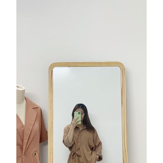 Áo sơ mi cột nơ eo cá tính cách điệu
