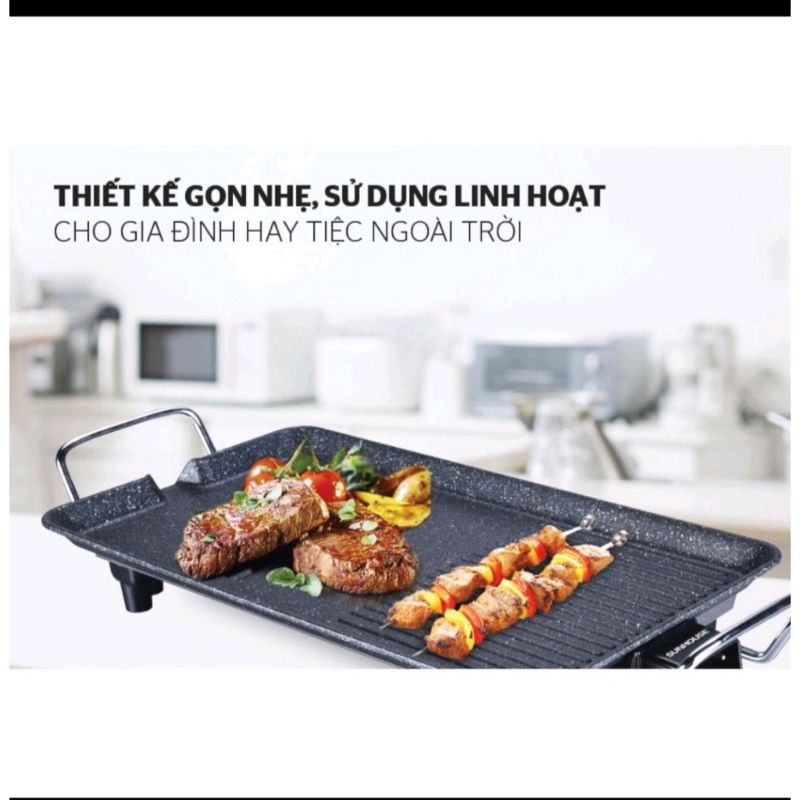 BẾP nướng điện không khói SUNHOUSE SHD4607 1500w Hàng chính hãng (miễn ship )