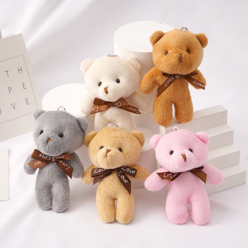 Móc khóa Gấu bông chất liệu PP cotton siêu mềm ,siêu dễ thương