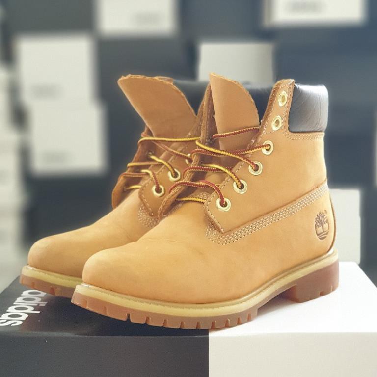 Giày boot da thật hiệu Timberland, size 36-37, real 2hand -hut