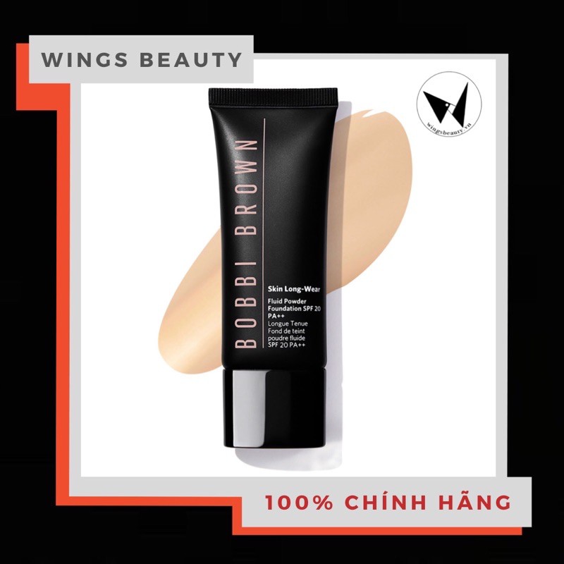 BOBBI BROWN - Kem nền linh hoạt Skin Long Wear Fluid Powder Foundation SPF 20 PA++ 40ml
