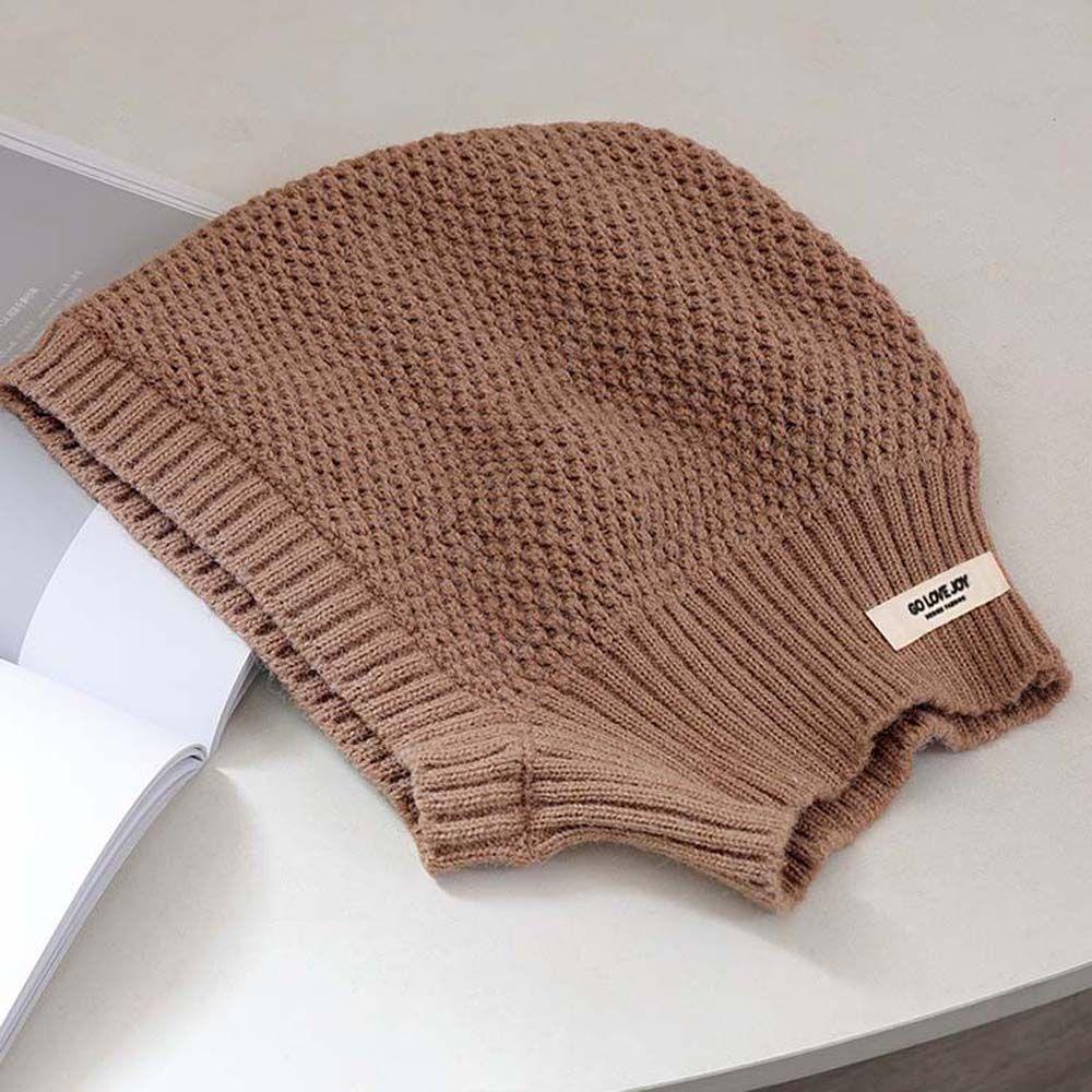 Mũ Dệt Kim Giữ Ấm Mùa Đông Phong Cách Balaclava Đơn Giản Cho Nữ