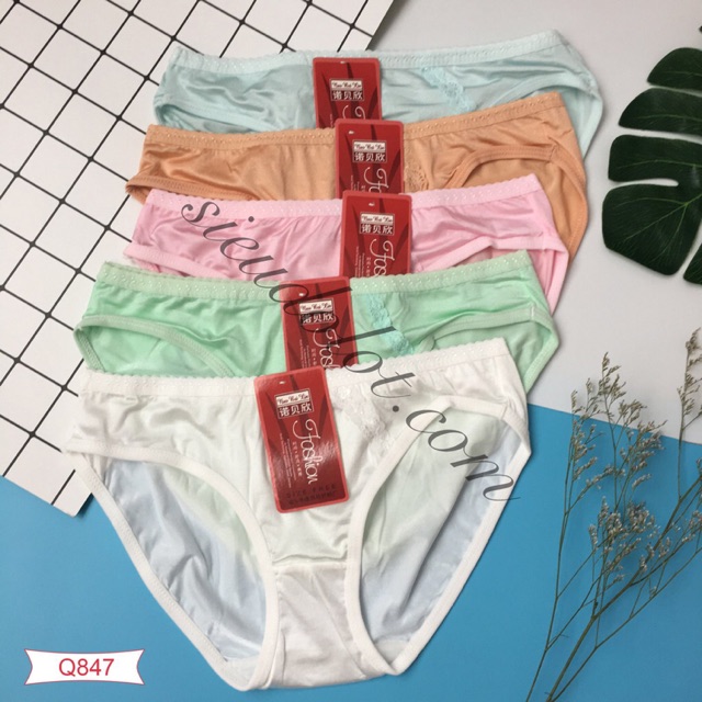 Quần lót thun lạnh 4 chiều trơn
