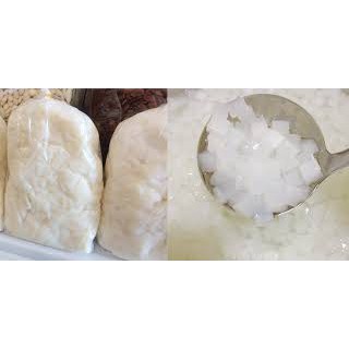 Giá sỉ 2Kg Thạch dừa size 8 li ép thô  tặng hương dừa