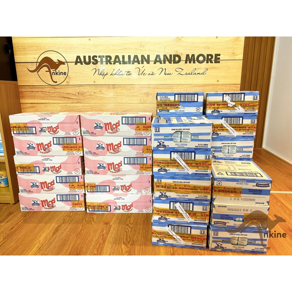 Sữa tươi nguyên chất tiệt trùng DEVONDALE MILK 200ml