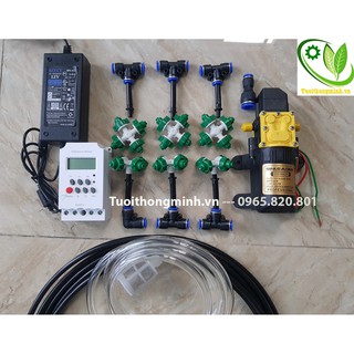 Bộ phun sương tưới lan hẹn giờ tự động