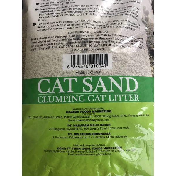 6 túi cát BEST IN SHOW - cát sand - cát vệ sinh cho mèo