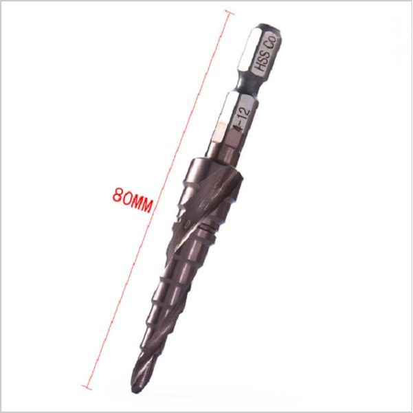 Bộ 2 mũi khoan tháp hss coban m35 khoan inox, thép, sắt, nhôm, tôn,..