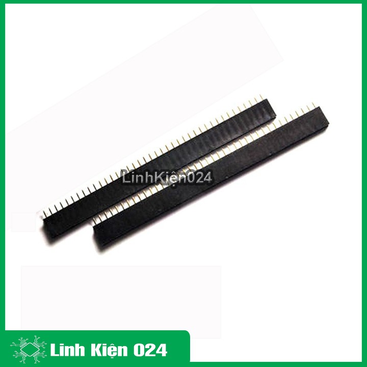 Thanh jump cái đơn 1x40P 2.54mm (đen)
