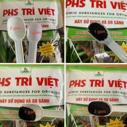 Phân bón lá cho lan, cây cảnh PHS TRÍ VIỆT giúp kích rễ, phục hồi cây suy, dễ làm kie