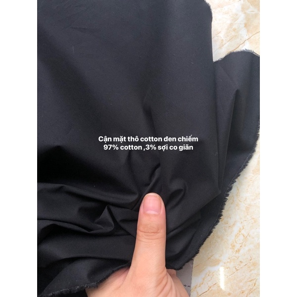 Vải thô cotton, thô demin( màu sắc màu may váy, áo sơ mi không cần lót)