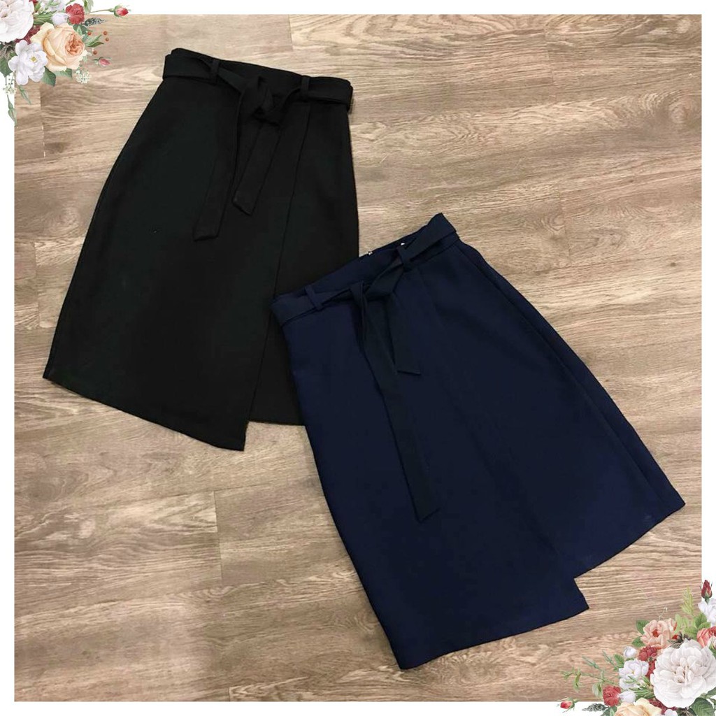 Chân Váy Công Sở ❤️FREESHIP❤️ Xẻ Tà Dây Cột Eo | BigBuy360 - bigbuy360.vn