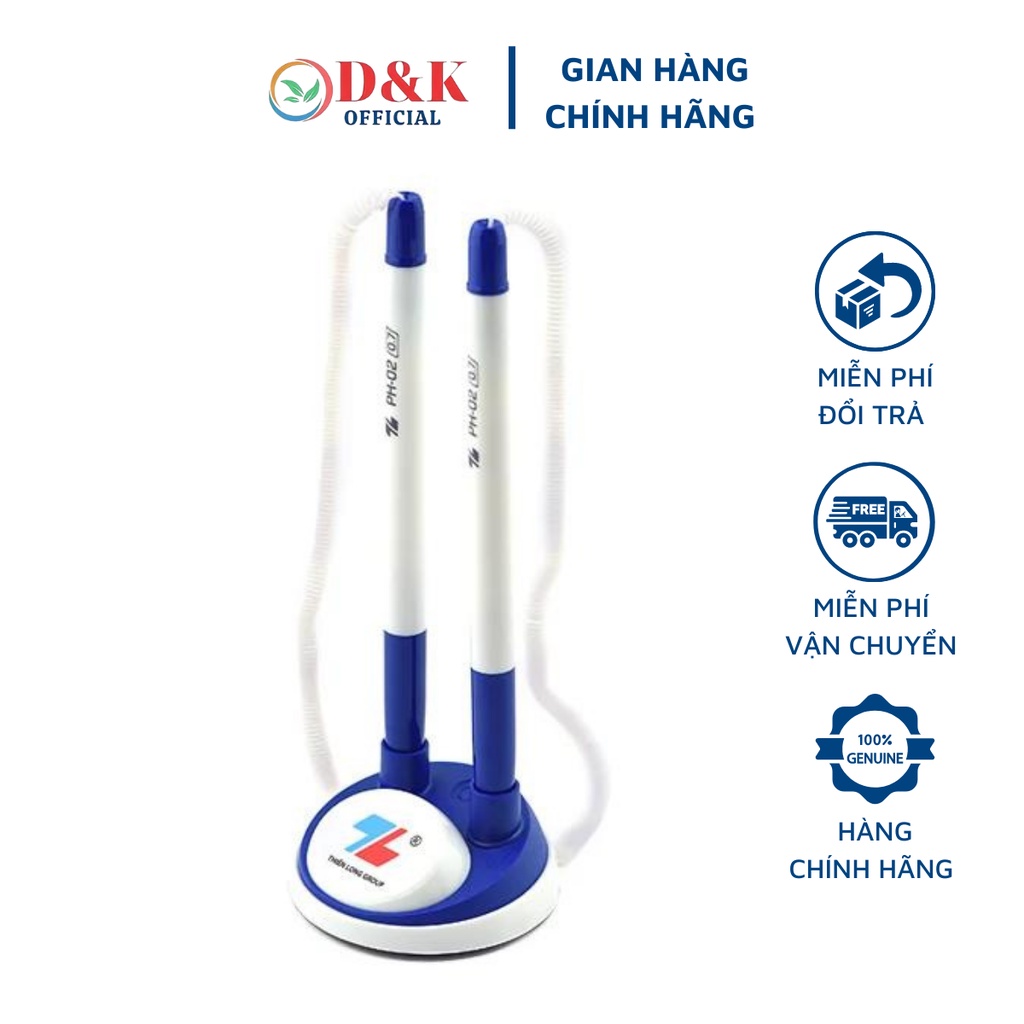 Bút Cắm Bàn Đôi Thiên Long PH-02 Chuyên Để Trên Bàn Làm Việc Nhỏ Gọn Tiện Lợi