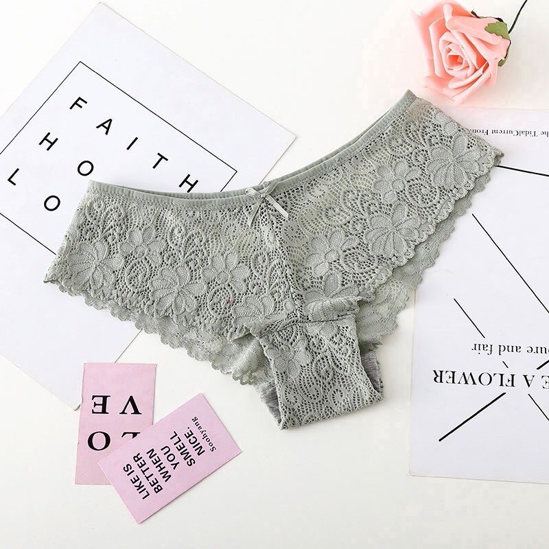 Quần Lót Ren Sexy Cao Cấp Nữa Mông