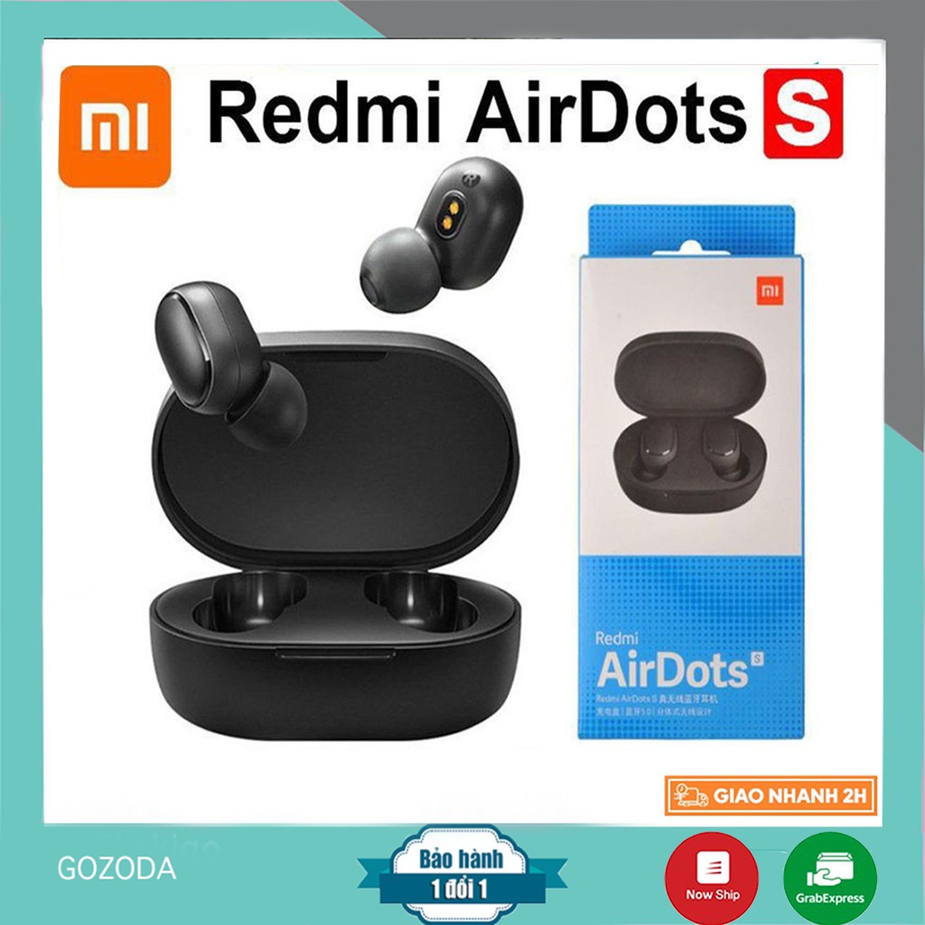 Tai nghe Bluetooth Redmi Airdots S - Pin 12h - Bluetooth 5.0 - Chế độ chơi game độ trễ thấp