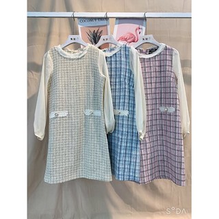 [V902] VÁY DẠ TWEED