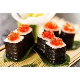 Rong Biển Cuộn Cơm 10 Lá và Mành Tre