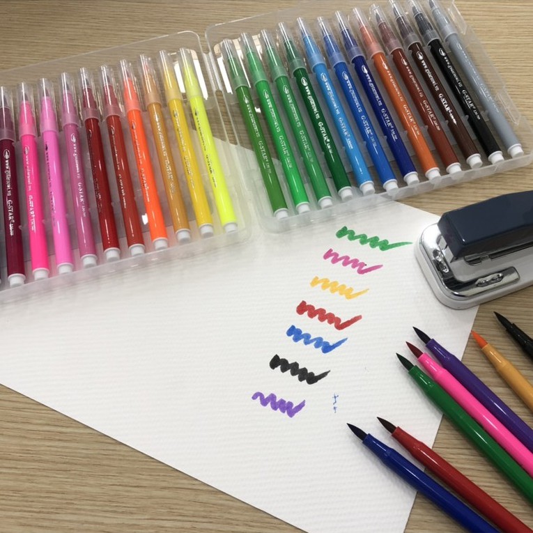 Bút Lông Tô Màu Marker Gstar họa cụ tô màu dạ vẽ tranh hộp màu LM709