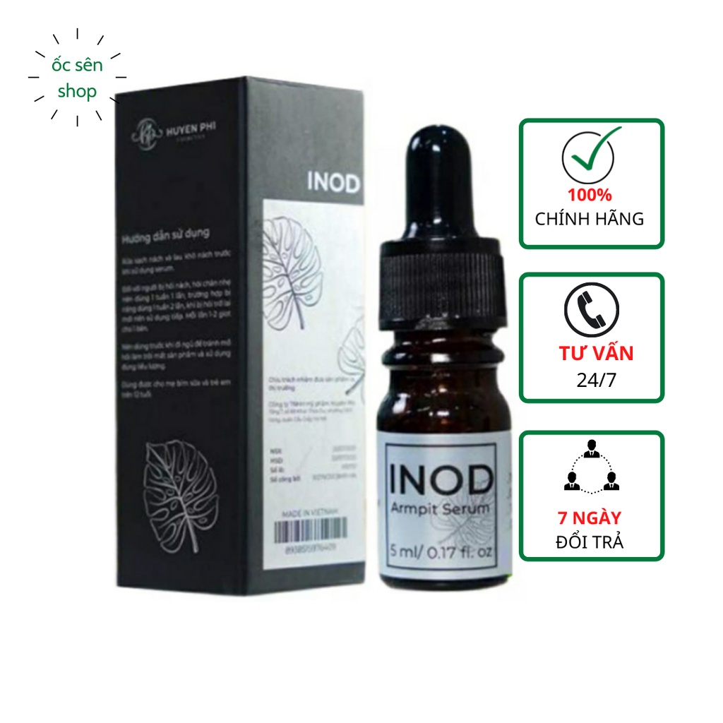 Serum khử mùi hôi nách hôi chân INOD Huyền Phi 5ml