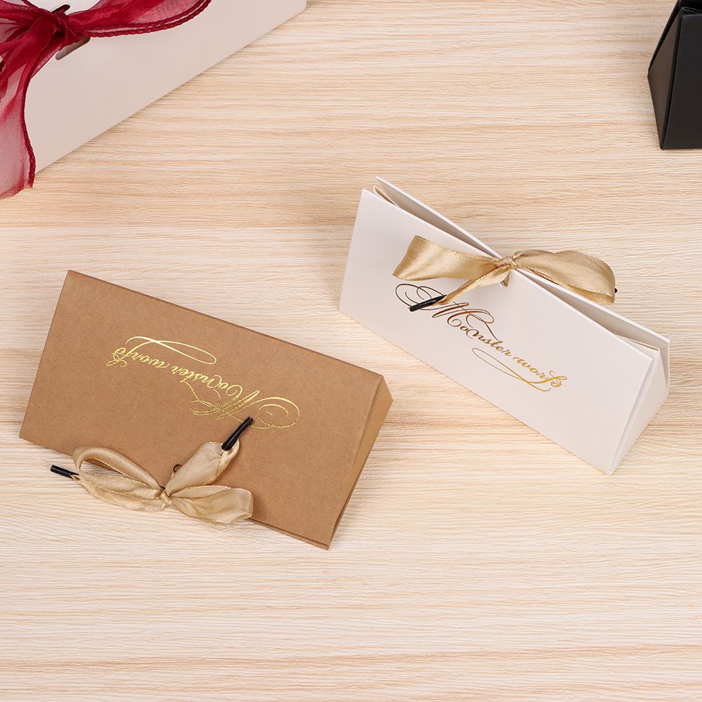 Hộp đựng quà/ nước hoa/ son môi/ socola hình tam giác thiết kế đơn giản chất lượng cao thời trang DIY