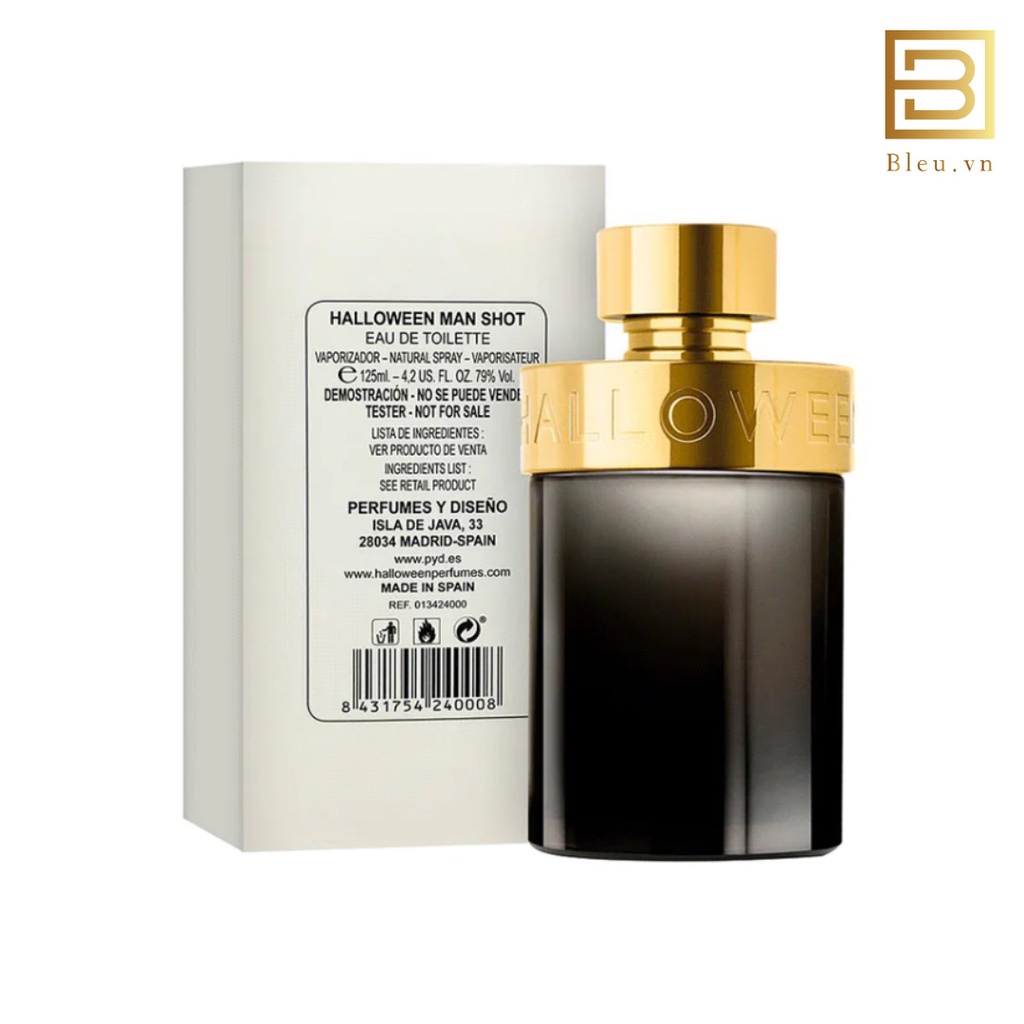 Nước hoa nam Halloween Man Shot EDT chai 125ml TESTER