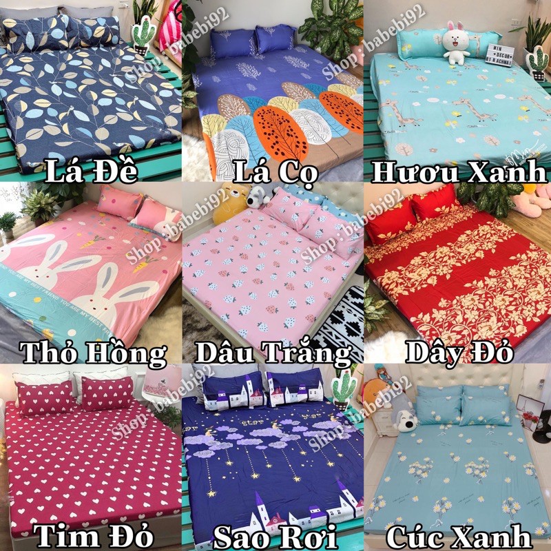 Bộ Ga Gối Poly Cotton Loại Đẹp Nhiều Mẫu Ngộ Nghĩnh