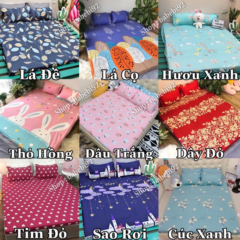 [ GIÁ HỦY DIỆT ] Bộ Ga Gối Poly Cotton loại đẹp nhiều mẫu ngộ nghĩnh ( nhắn chọn mẫu)