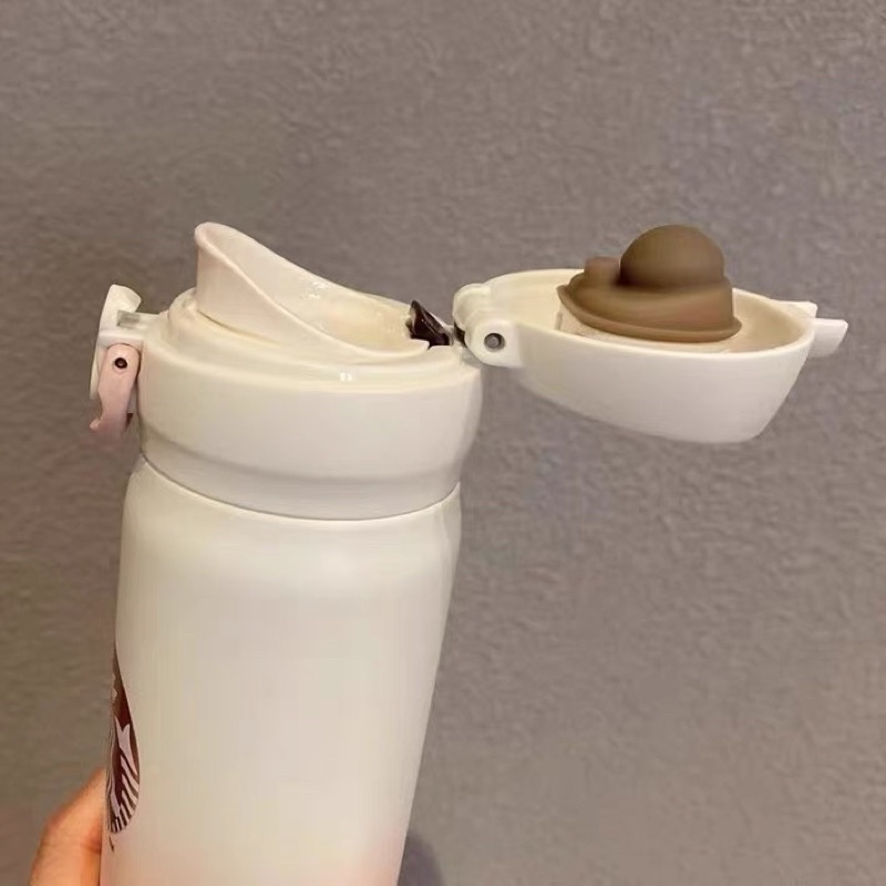 Bình giữ nhiệt Starbucks x Thermos màu hồng ombre Dung tích 500ml