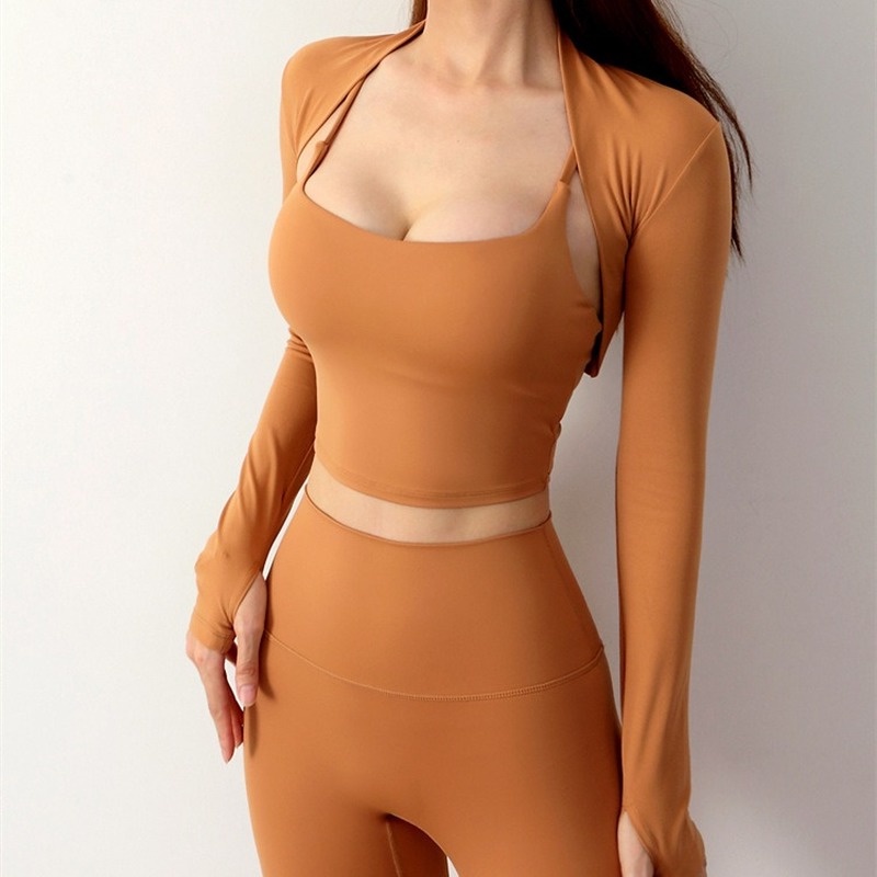 Bộ trang phục thể thao 3 món ANRAN chống nắng chất liệu thoáng khí thời trang cho nữ tùy chọn màu sắc