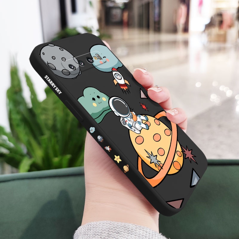 Ốp Điện Thoại Mềm Hình Phi Hành Gia Sáng Tạo Cho Samsung Galaxy S10 S10E Plus S9 Plus