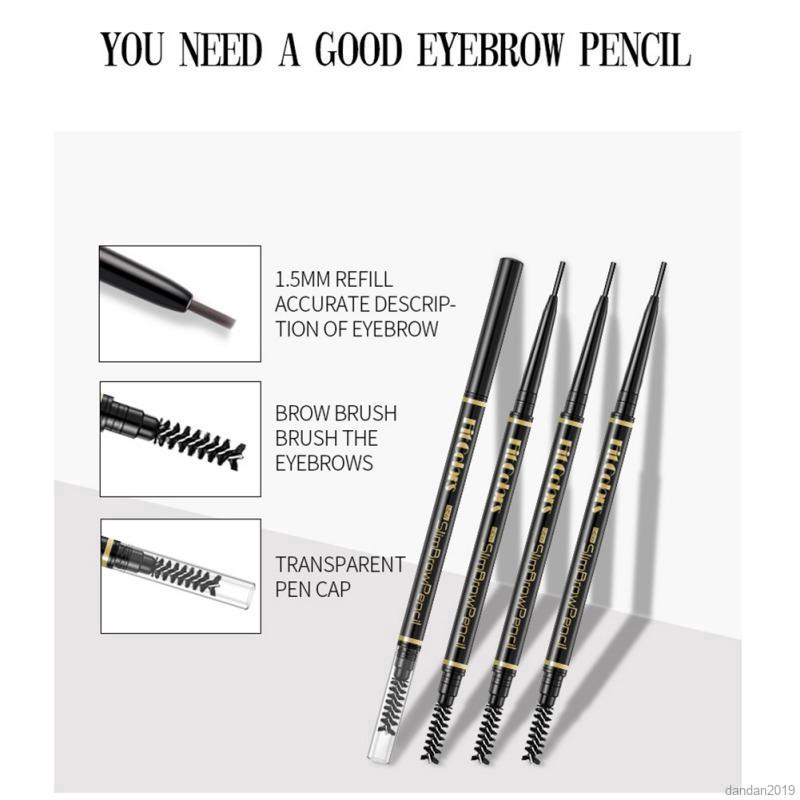 Bút Kẻ Lông Mày Thiết Kế Hai Đầu 4 Màu Tùy Chọn 1.5mm | BigBuy360 - bigbuy360.vn