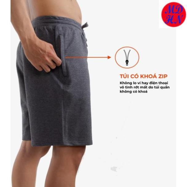 Quần short dạo phố phối túi khóa kéo nam cao cấp MDHN BN09 Chọn màu