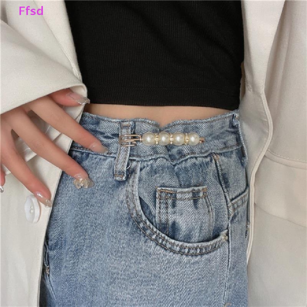 {Ffsd} Ghim Cài Thắt Lưng Đính Ngọc Trai Nhỏ Nhắn Trang Trí * Bán Chạy