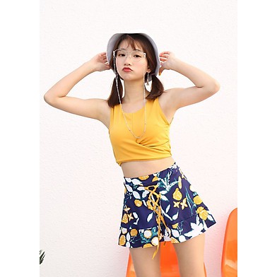 Set Đồ Bơi 3 Mảnh Rực Rỡ Nắng Hè AT167 MayHomes Bộ Đồ Áo Bơi Nữ, Quần Bơi Nữ Và Váy Bơi Nữ | BigBuy360 - bigbuy360.vn