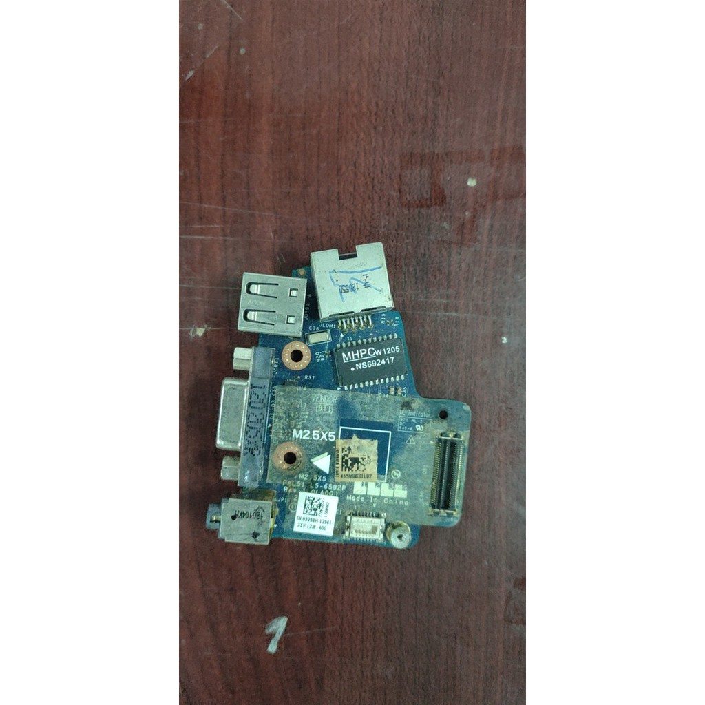 Board mạng LAN và jack âm thanh  laptop dell lattitude E6420