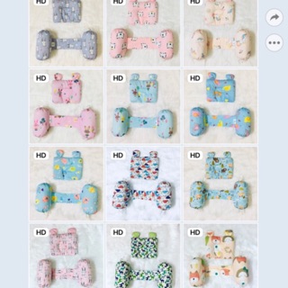 Set chặn vỏ đỗ kèm gối chống lõm tai thỏ cho bé