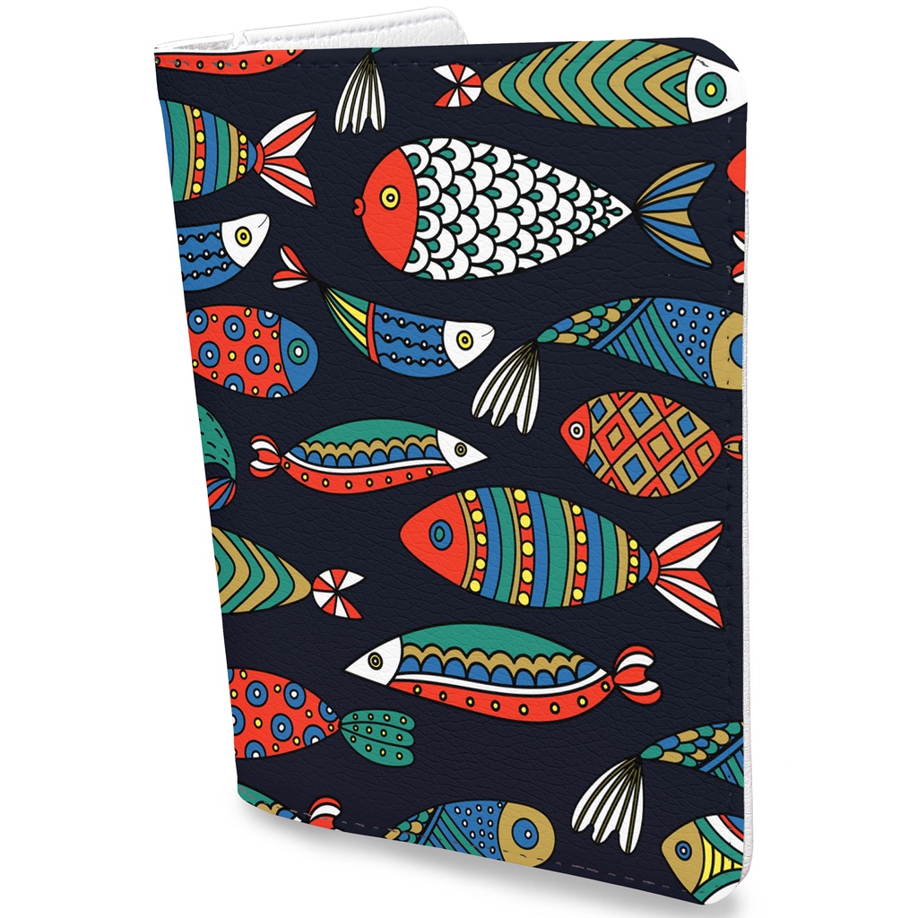 Bao Da Hộ Chiếu - Ví Đựng Passport Du Lịch  Fish Pattern - ATPP016 STORMBREAKER