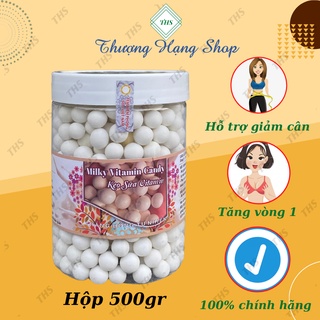 Viên kẹo sữa Collagen vitamin handmade - Da căng bóng hồng hào, ngừa lão hóa, nám, tàn nhang