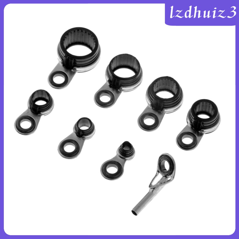 Bộ 8 Vòng Dẫn Sửa Chữa Cần Câu Cá Nhiều Kích Cỡ